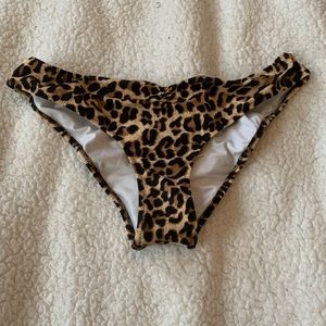 Cheetah Print Cheeky Bikini Bottoms